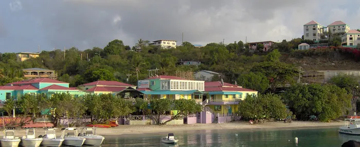 Cruz Bay town, St. John