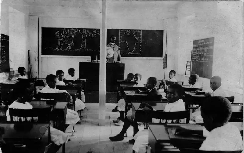 A classroom in Frederiksted, St. Croix